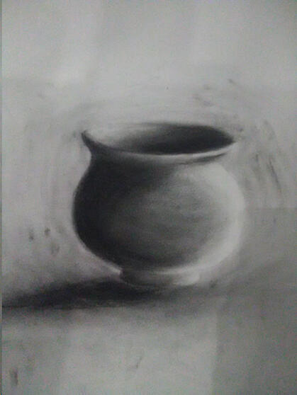 "The Nice Charcoal Pot" - Drawing Assignment ⁽¹⁾
